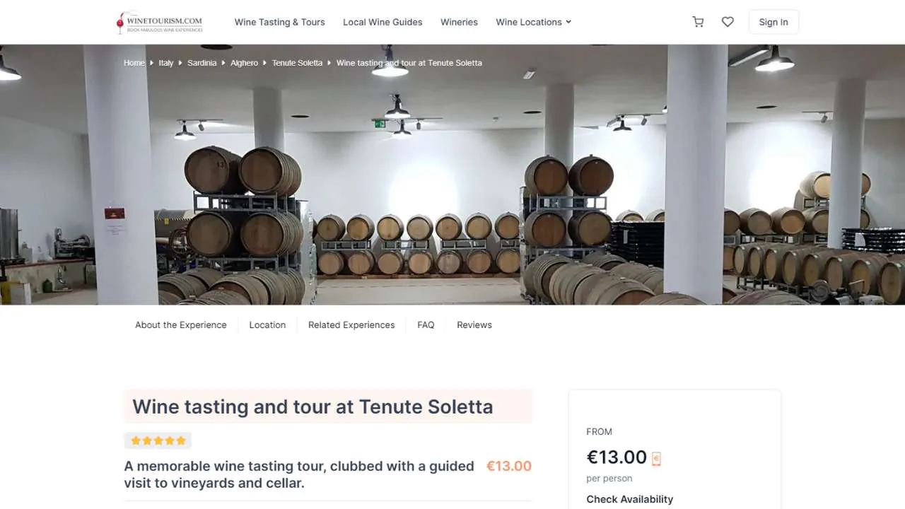 Wine Tourism Wine Tasting Alghero - 1280x720