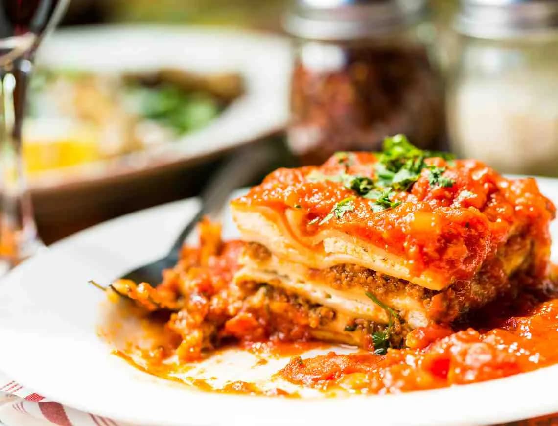 Traditional lasagna