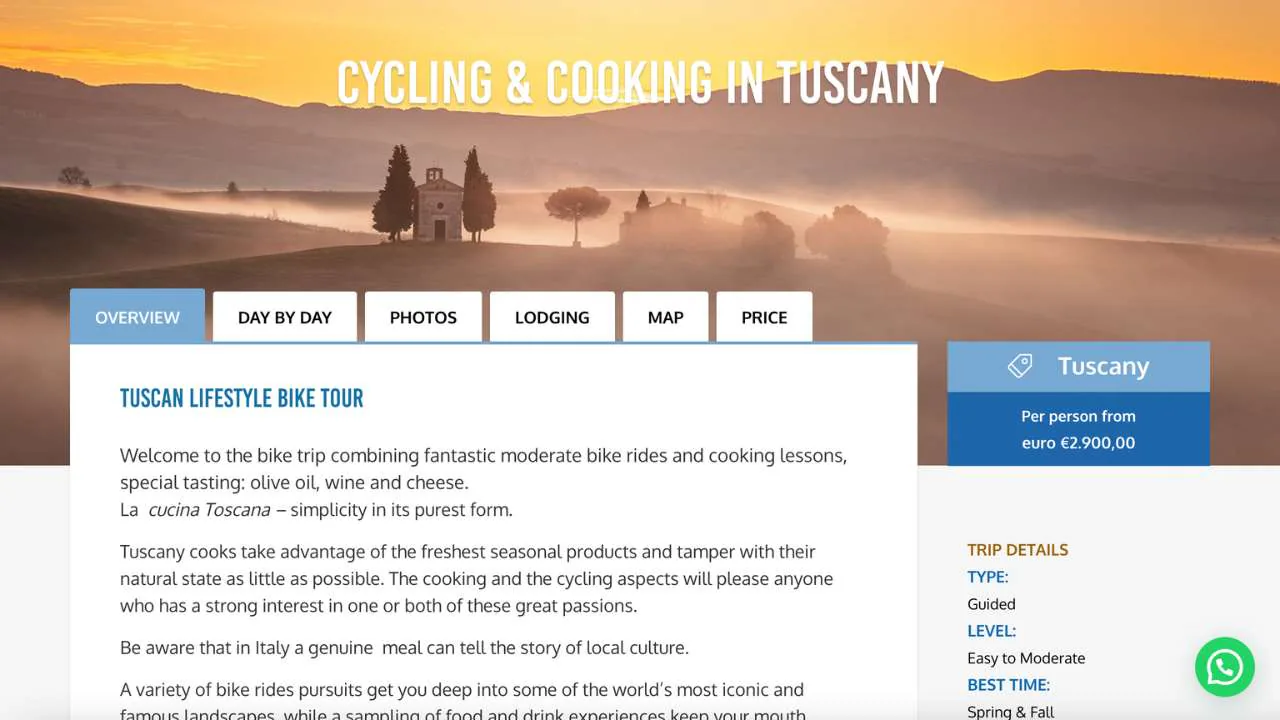 Cycling and cooking in Tuscany tour by Cicloposse - 1280x720