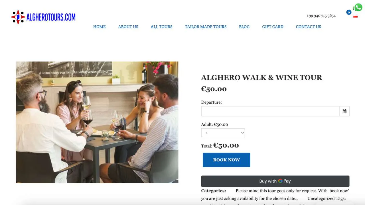 Alghero Tours - Alghero Walk & Wine Tour
