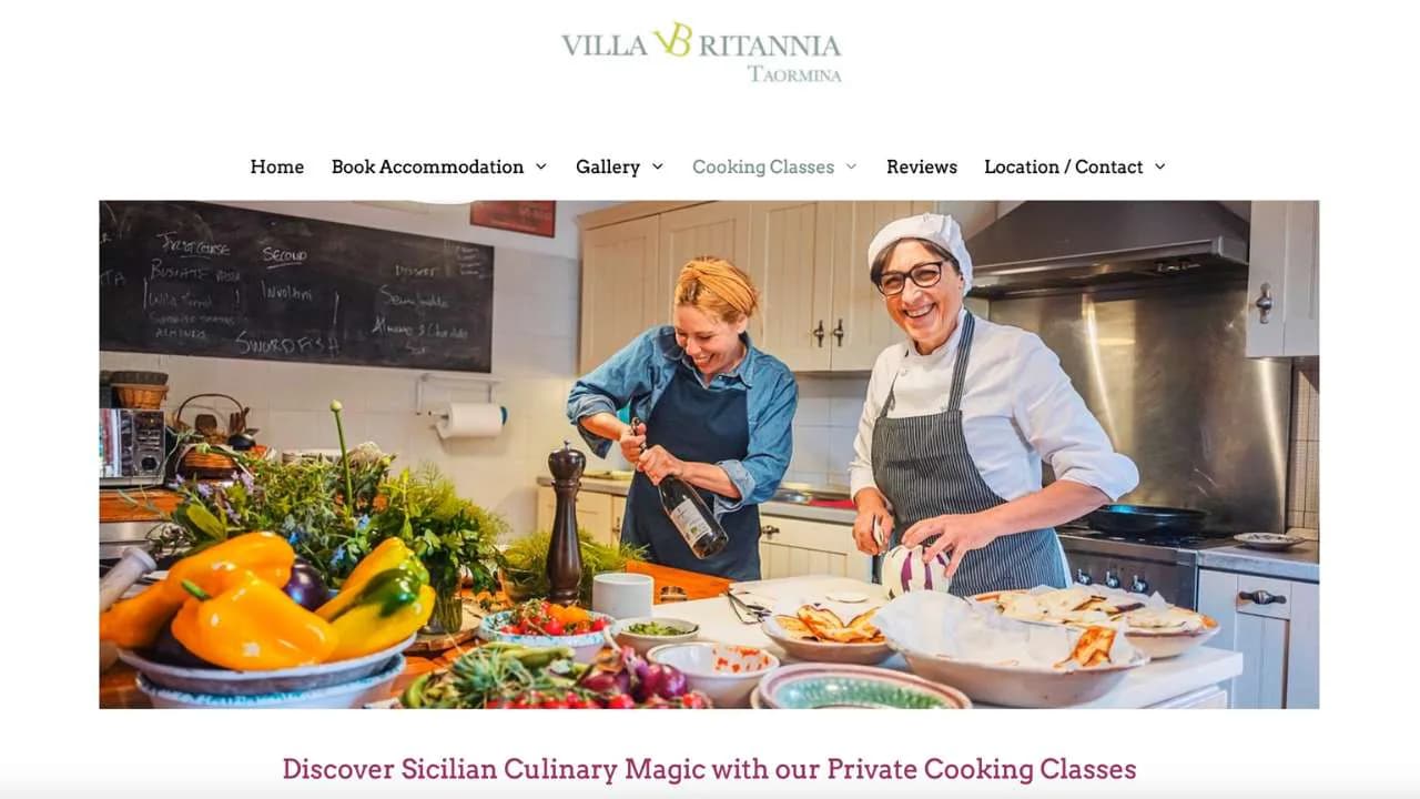 Private cooking class by Villa Britannia Taormina - 1280x720