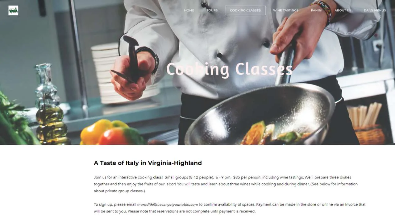 Tuscany at your table Italian Cooking Class - 1280x720