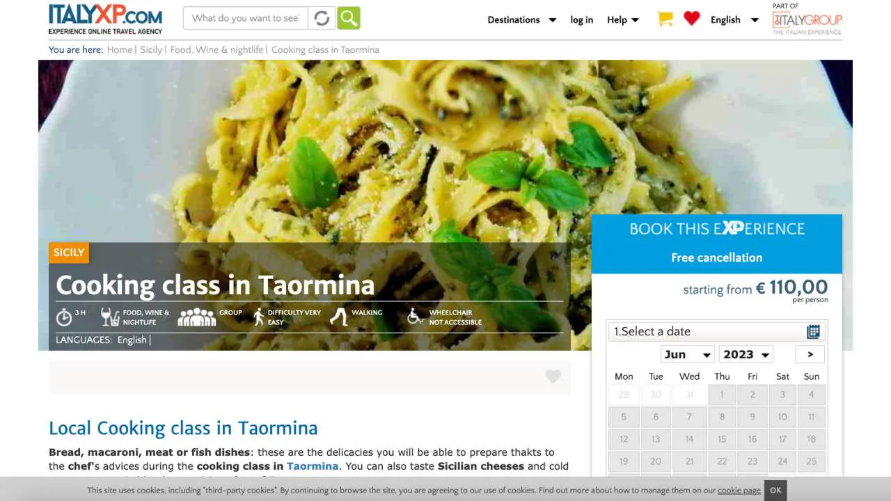 Cooking Class in Taormina by ItalyXP.com - 1280x720
