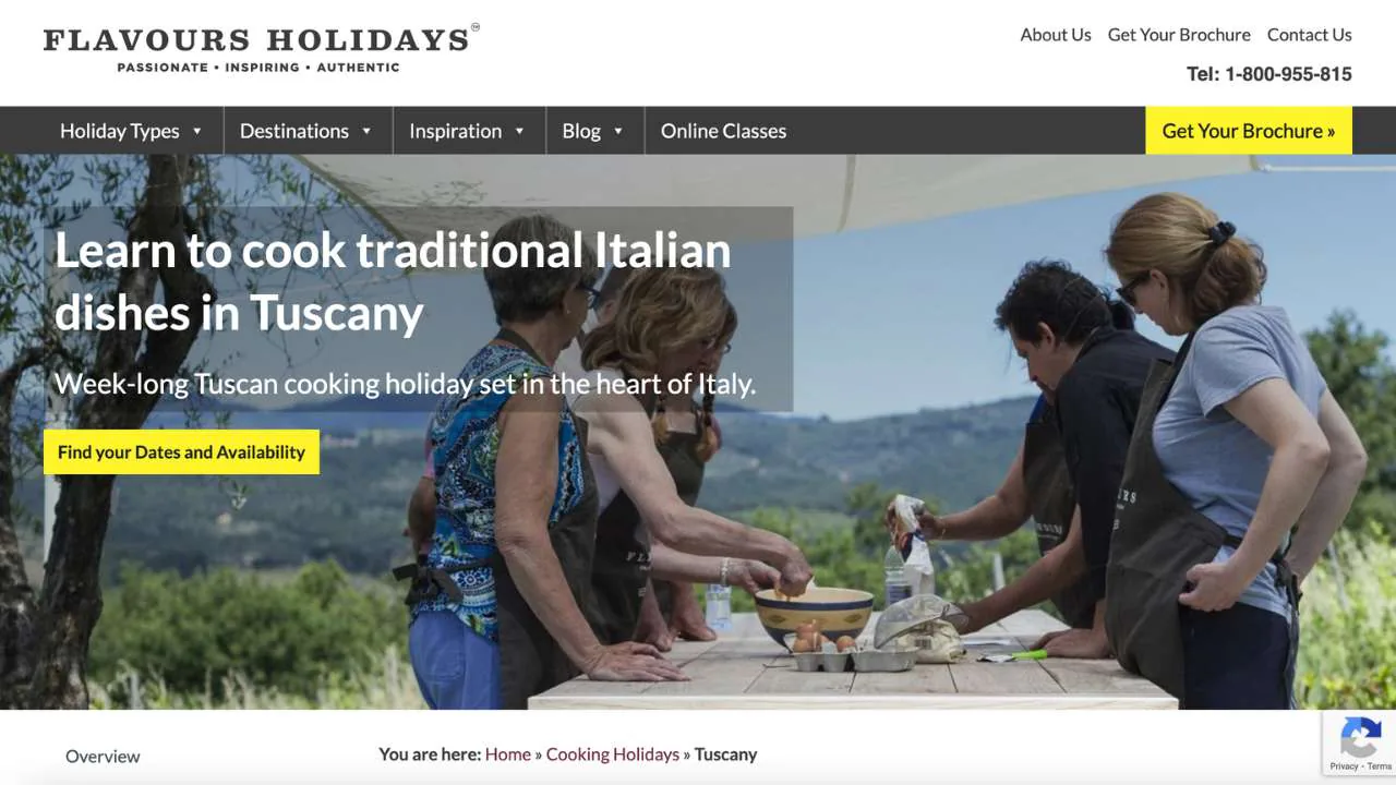 Flavours Holiday one week Tuscany cooking vacation - 1280x720