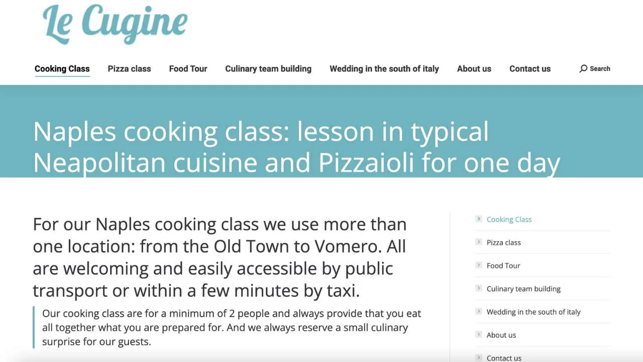 Naples cooking class with Le Cugine - 1280x720