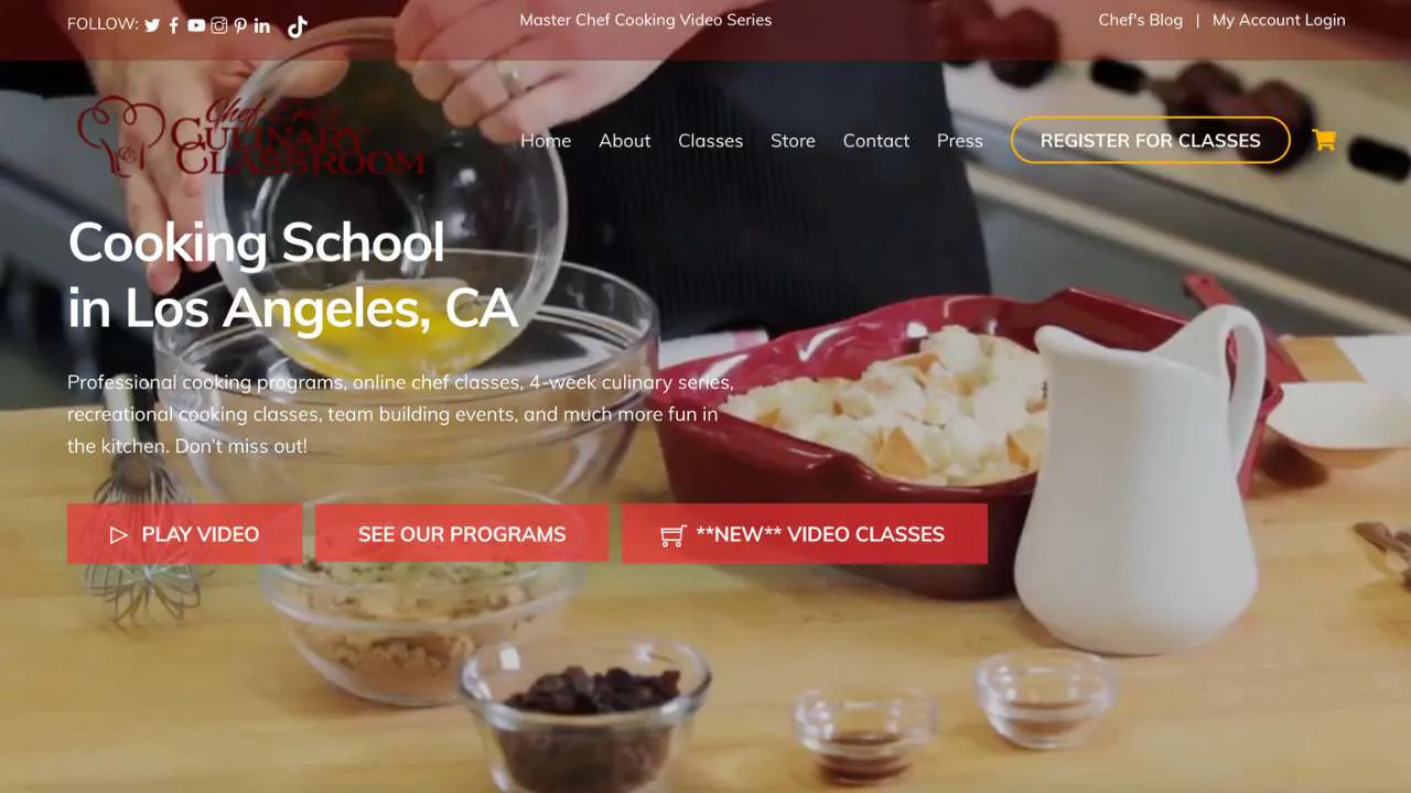 Chef Eric's Culinary Classroom Home Page