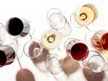 Wine in glasses - 350×265