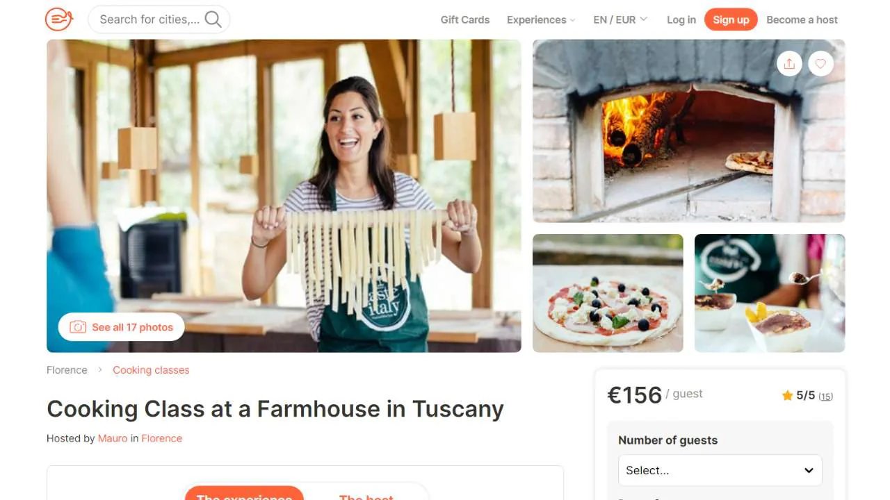 EatWith Tuscan Farmhouse cooking class - 1280x720