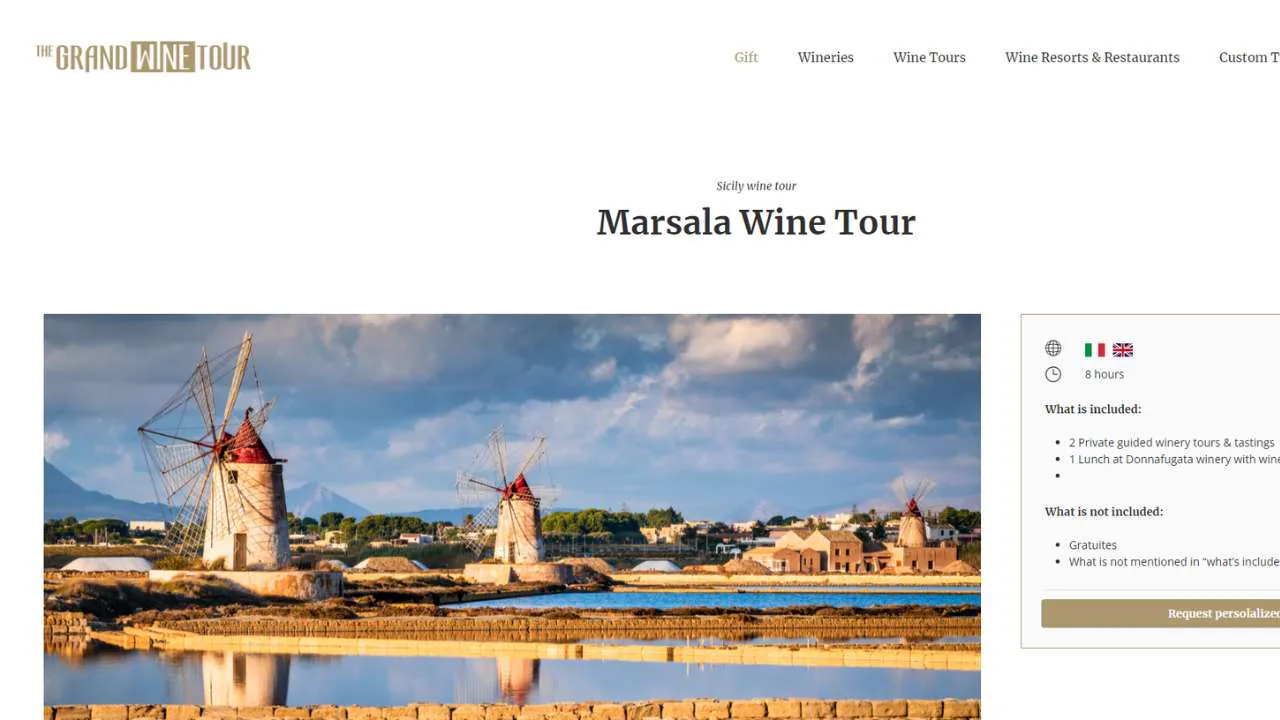 The Grand Wine Tour Wine Tour in Sicily - 1280x720
