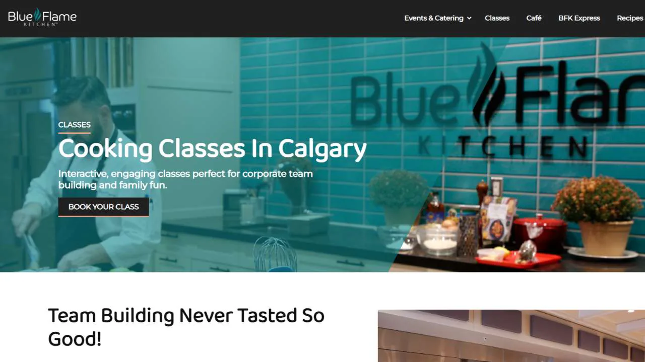 Blue Flame kitchen Italian cooking class - 1280x720