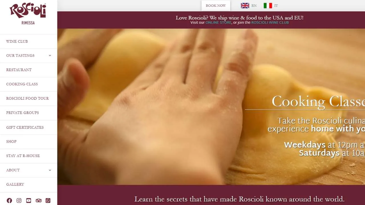 Roscioli Pasta Making Classes in Rome - 1280x720