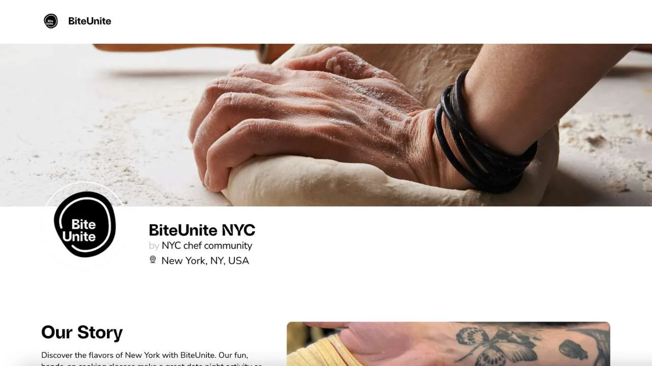 BiteUnite NYC home page
