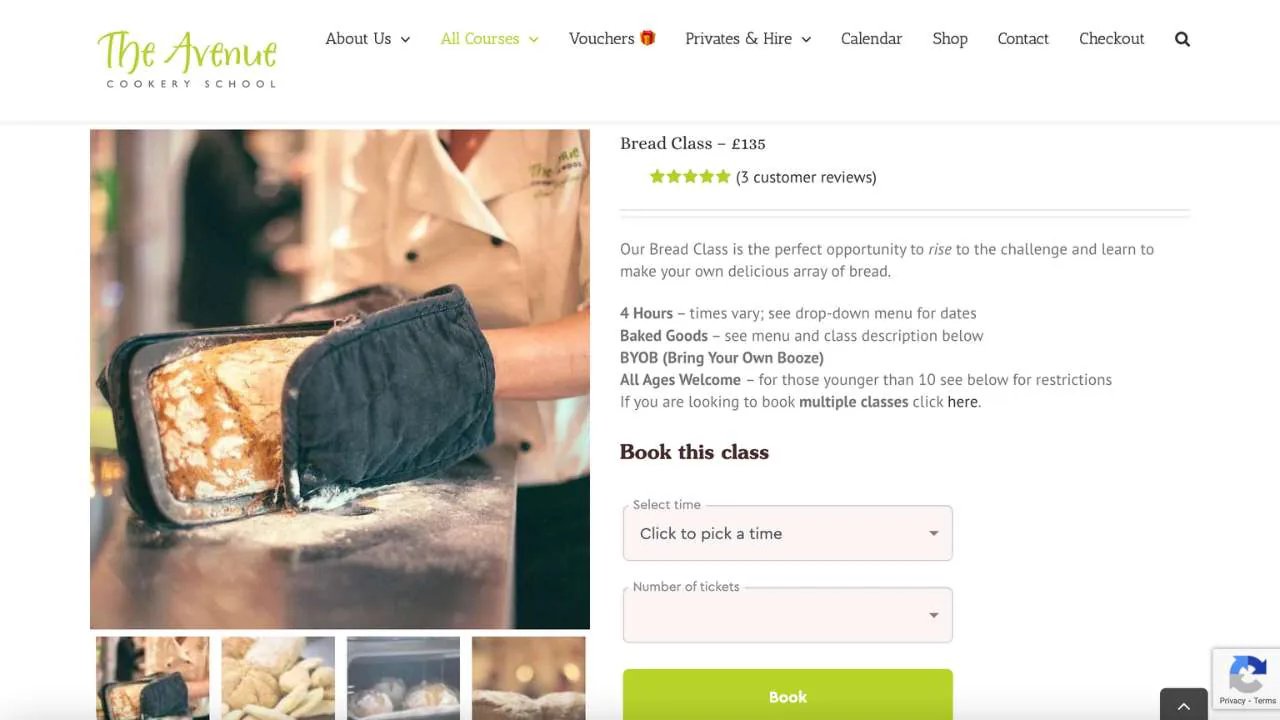The avenue cookery school bread class
