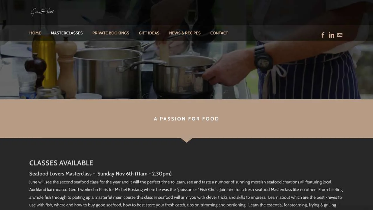Pasta masterclass with Geoff Scott - 1280x720