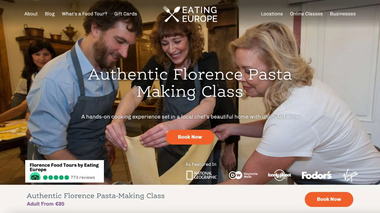 Authentic Florence Pasta Class by Eating Europe - 1280x720