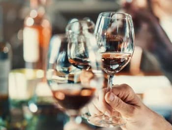 Wine toasting - 350x265