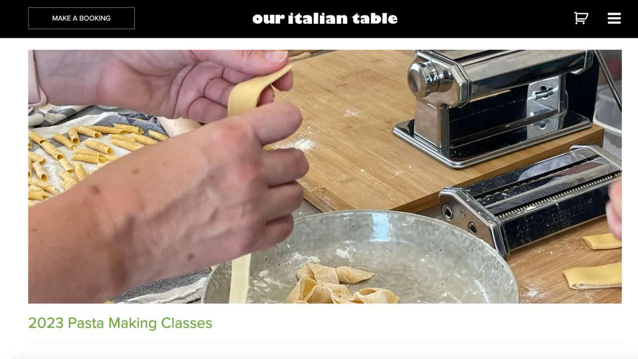 Pasta making class by Our Italian table - 1280x720
