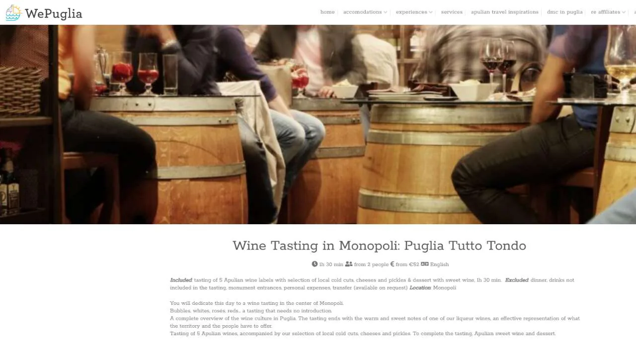 WePuglia Wine Tour in Puglia - 1280x720