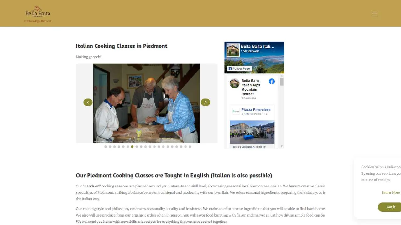 Bella Baita Italian Cooking Class in Northern Italy - 1280x720