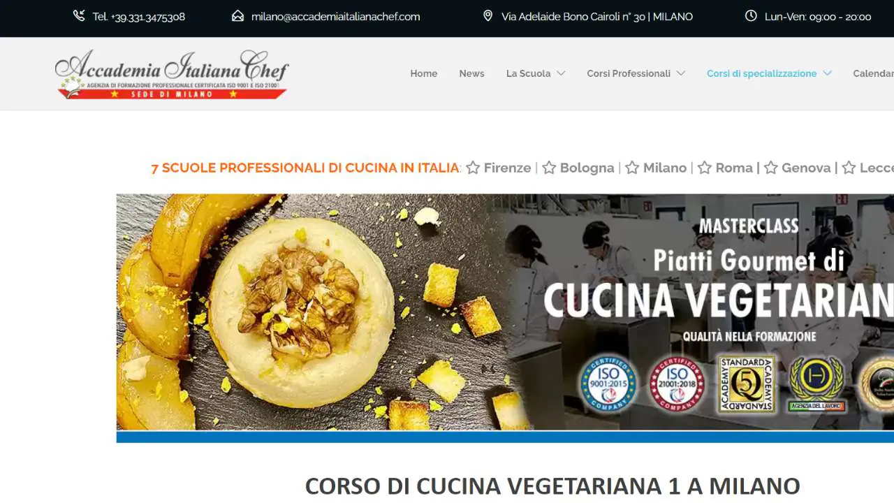 Accademia Italiana Italian Cooking Class - 1280x720