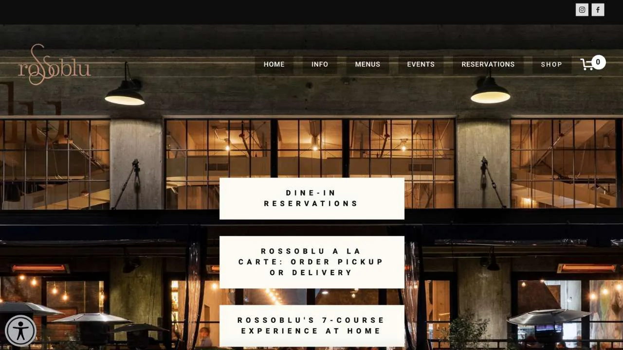 Rossoblu Los Angeles Home page