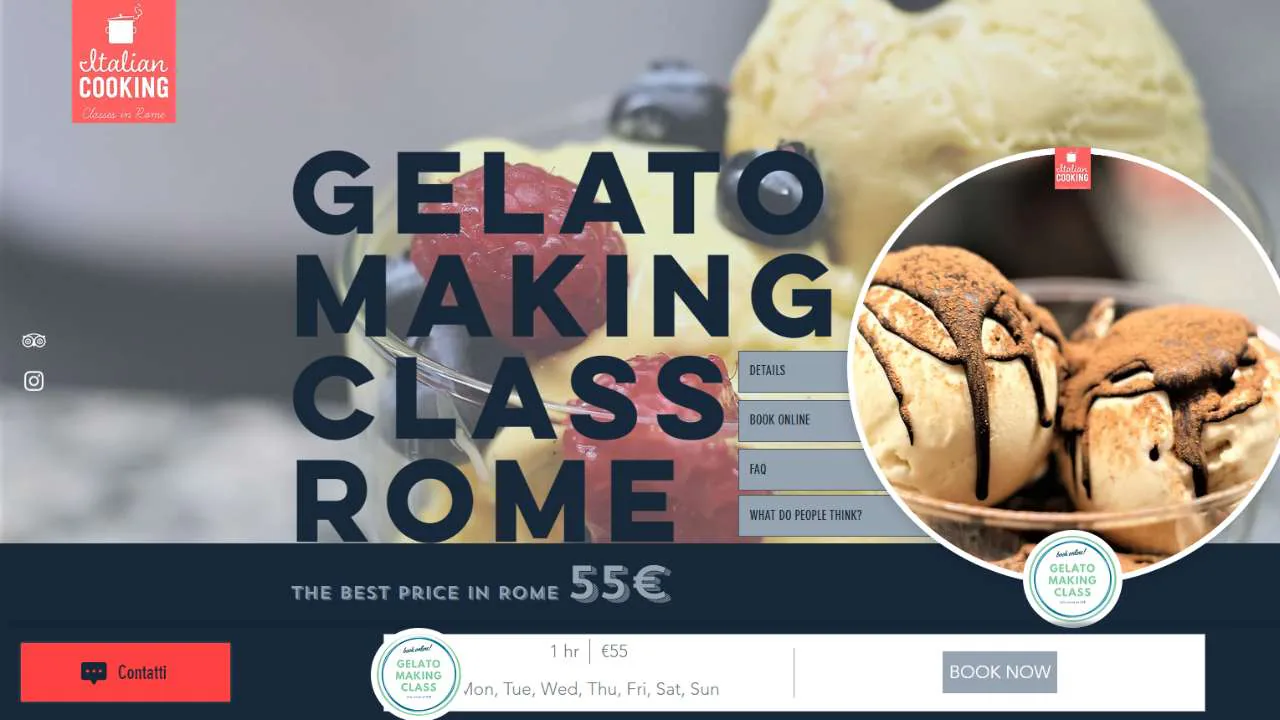 Italian Cooking Classes in Rome Gelato Making Class in Rome - 1280x720