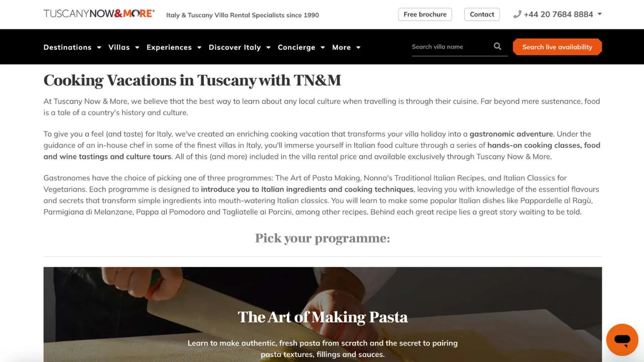 Tuscany Now & More - Cooking vacation in Tuscany