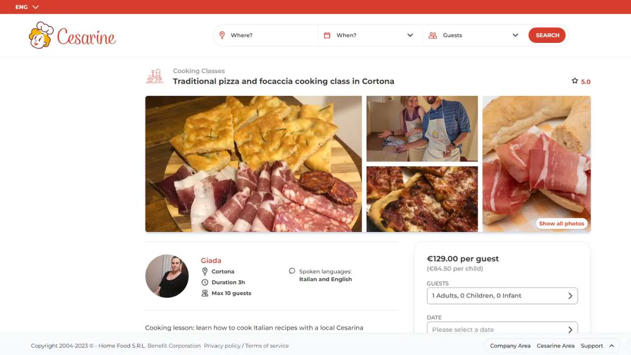 Cesarine Italian Cooking Classes Cortona - 1280x720