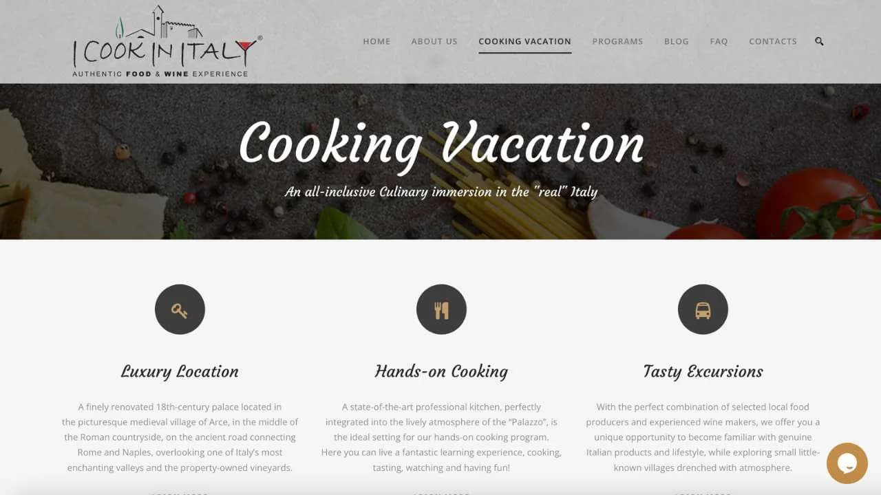 Cooking tour in Italy organized by I Cook in Italy
