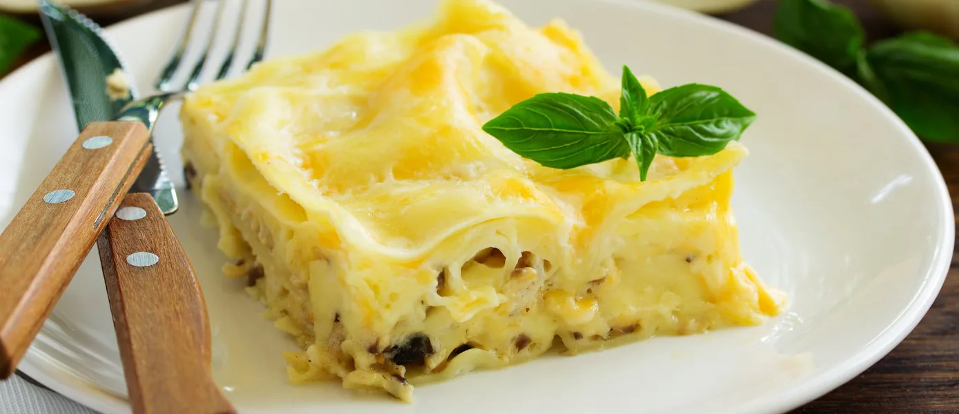 White lasagna recipe Feature Image - 1390x600