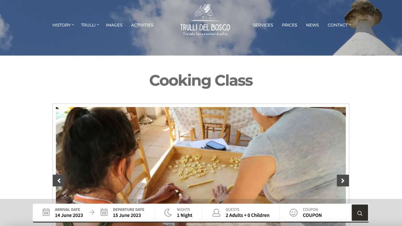 Bread and Pasta cooking class offered by Trulli del Bosco - 1280x720
