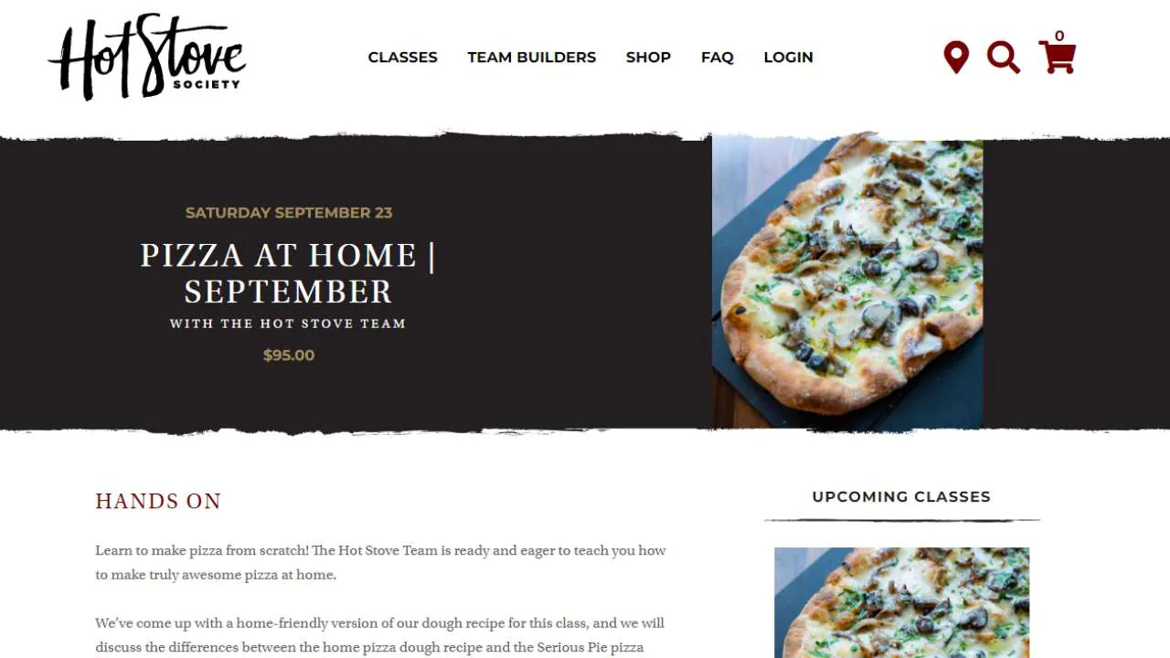 Hot Stove Society Italian Cooking Class - 1280x720