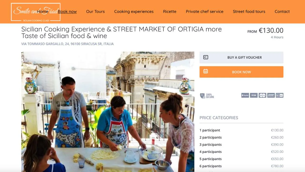 Sicilian cooking experience by Smile and Food - 1280x720