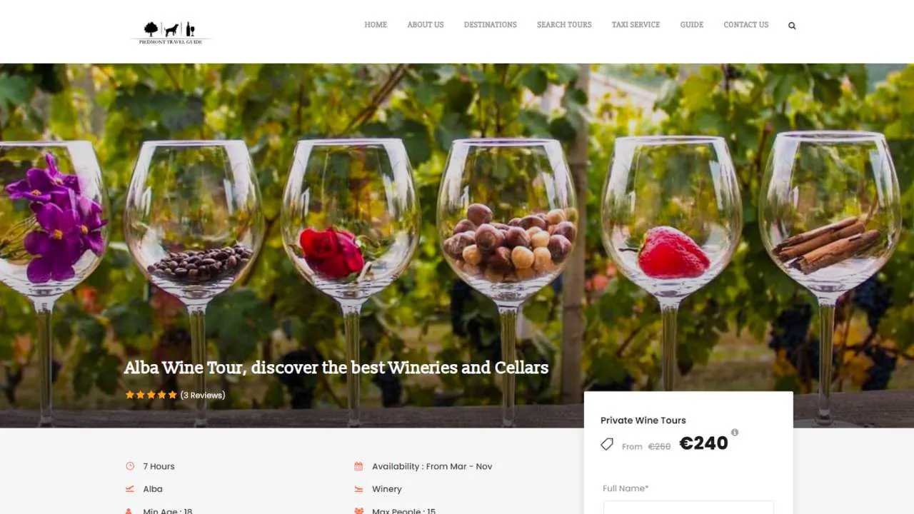 Piedmont travel guide Wine Tour in Piedmont Italy - 1280x720