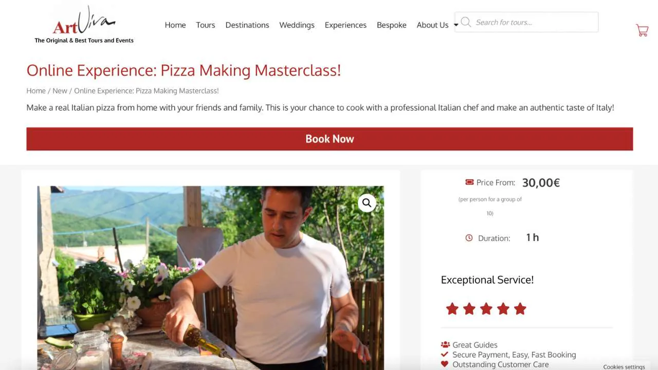 Art Viva - pizza making masterclass