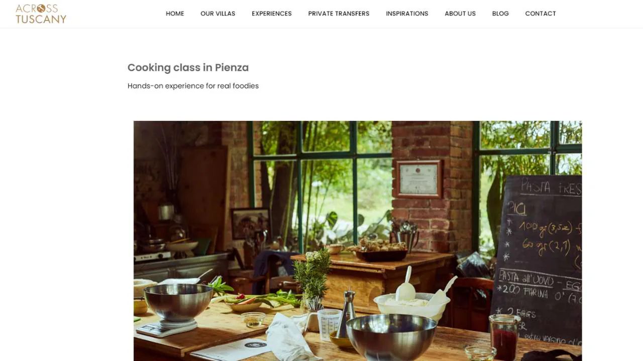 Across Tuscany Italian Cooking Class in Pienza - 1280x720