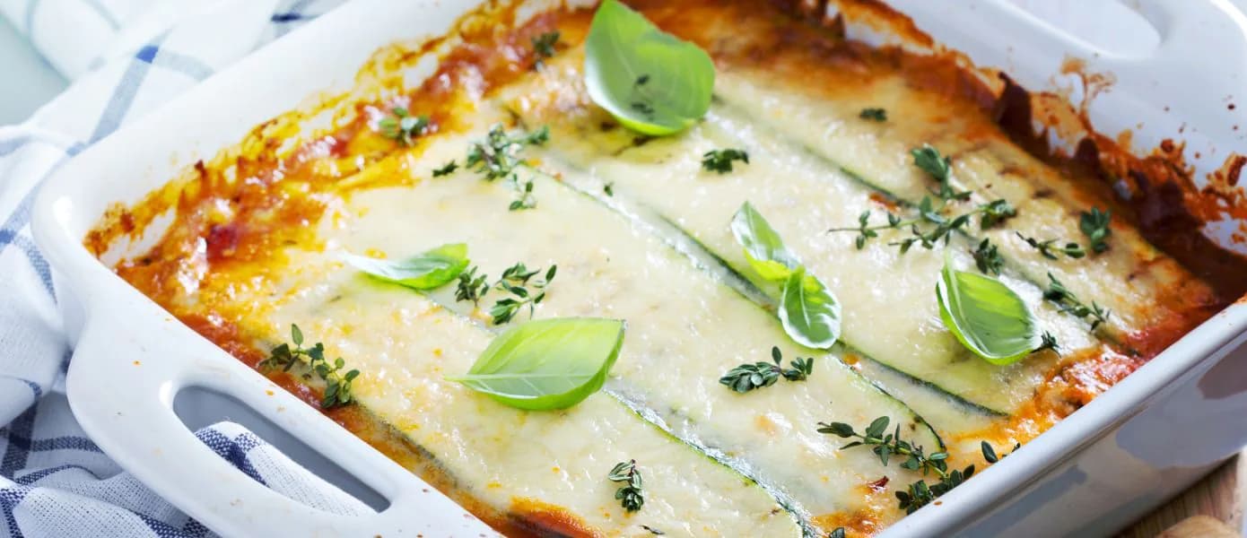 Zucchini Lasagna Recipe Feature Image - 1390x600