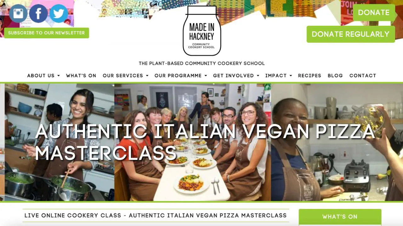 Made in Hackney vegan pizza class