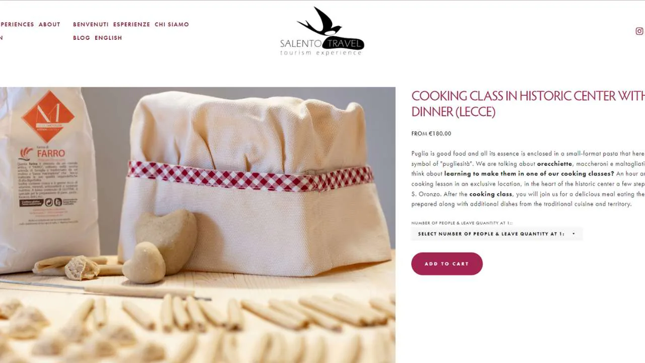 Salento Travel Italian Cooking Class Lecce - 1280x720