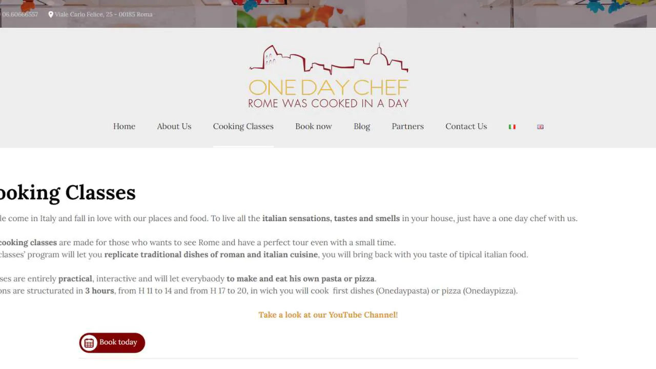 One Day Chef Pizza Making Class Rome - 1280x720