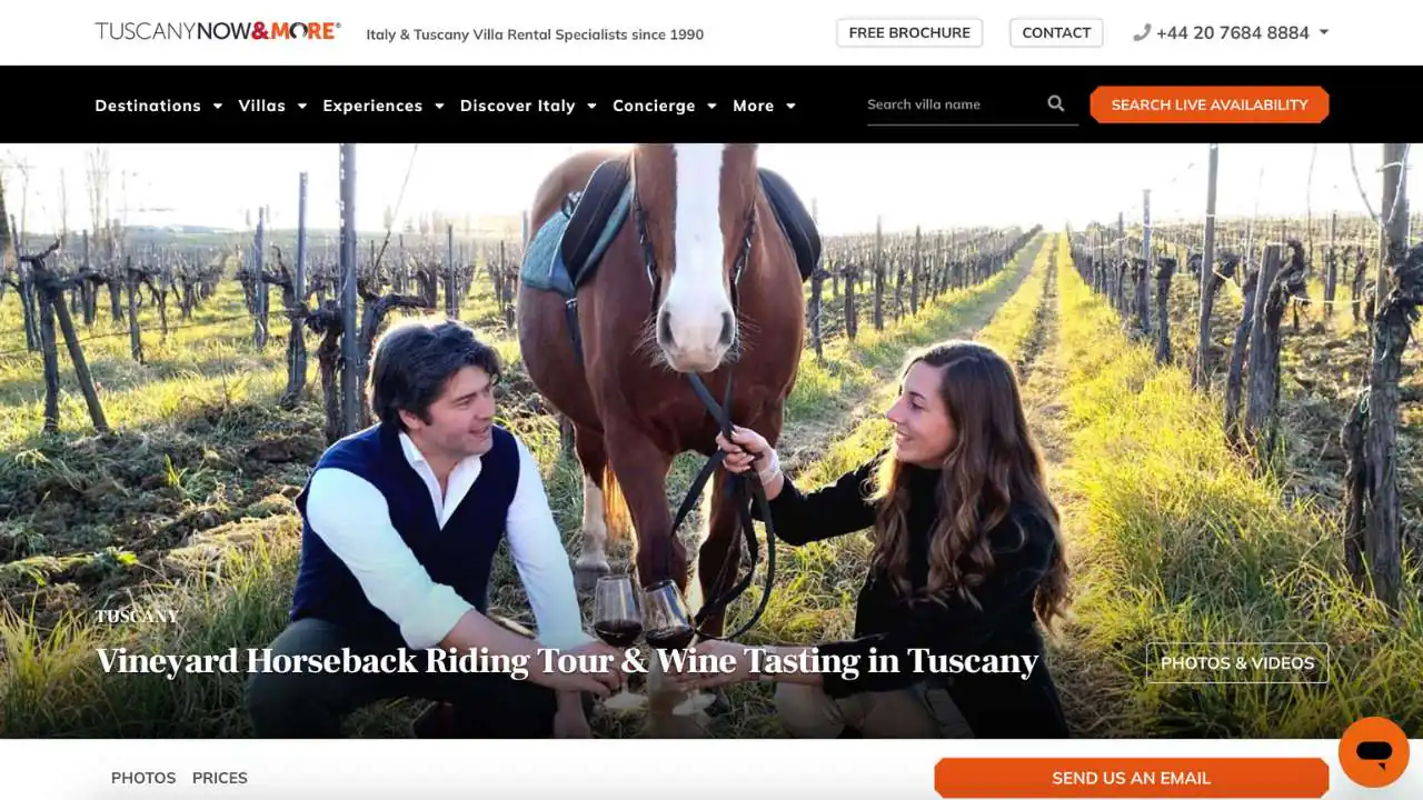 Tuscany Now and More - Vineyard Horseback Riding Tour & Wine Tasting in Tuscany
