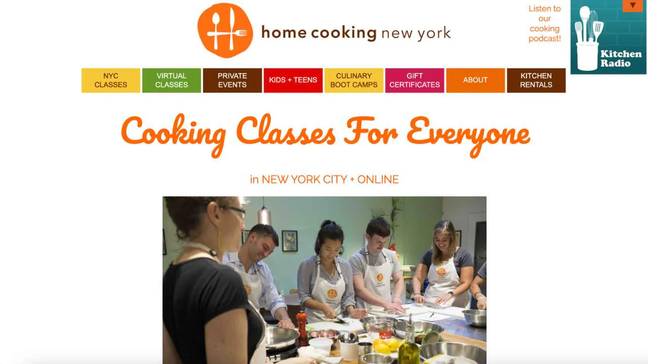 Home cooking New York Home Page