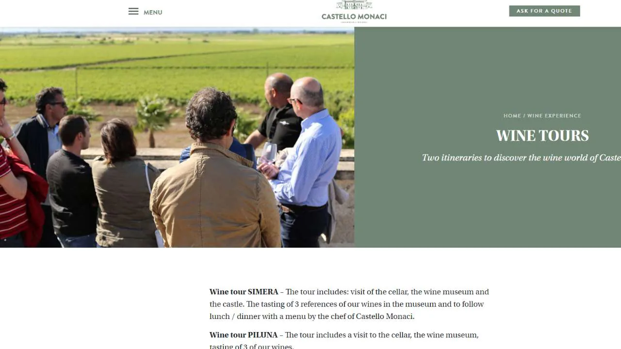 Castello Monaci Salento Wine Tour - 1280x720