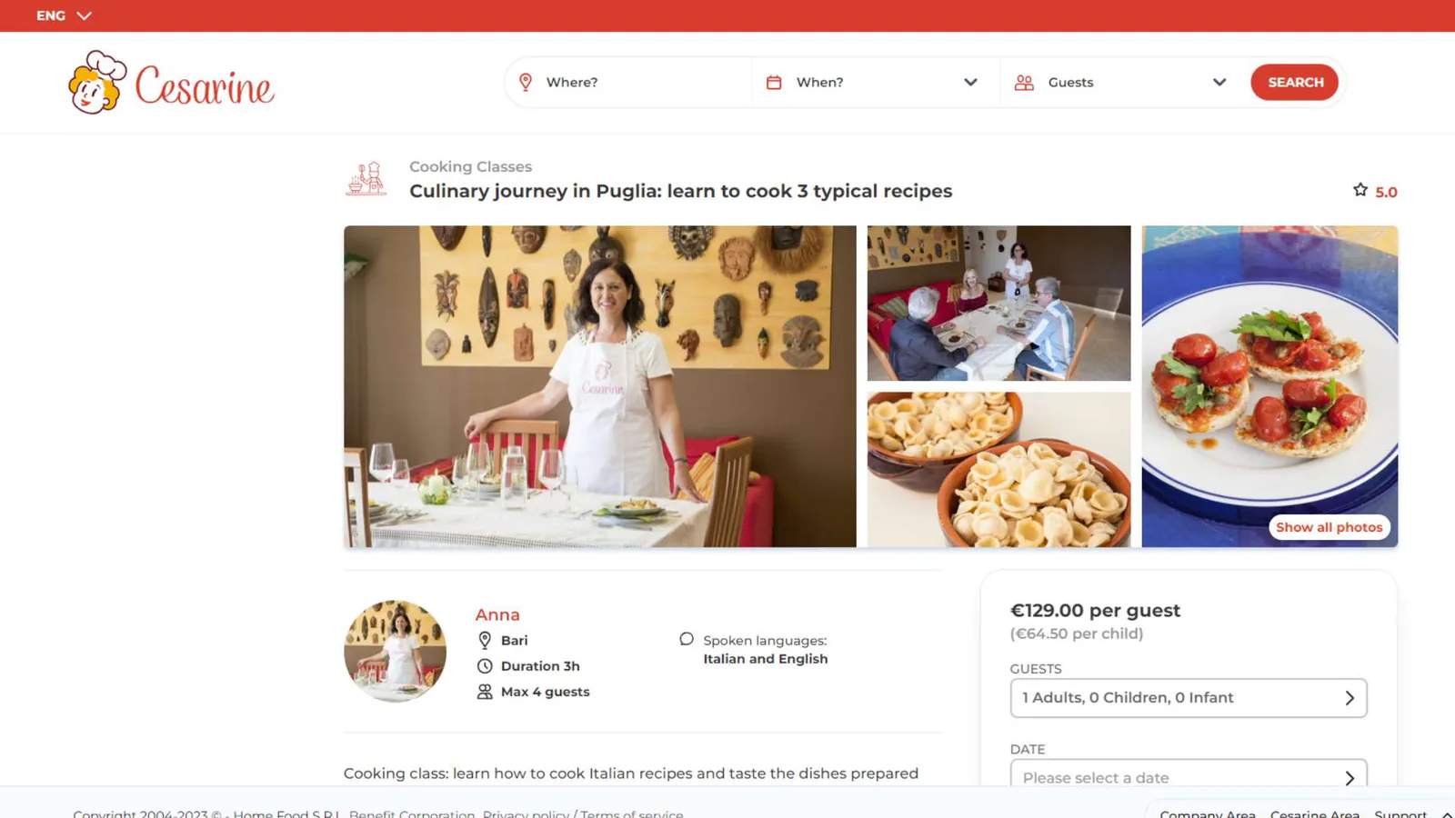 Cesarine Italian cooking class Puglia - 1280x720