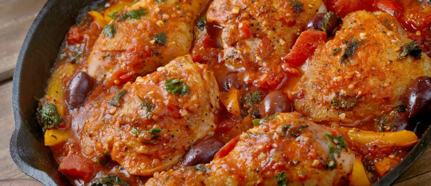 Chicken Cacciatore Recipe Recipe Feature Image - 1390x600