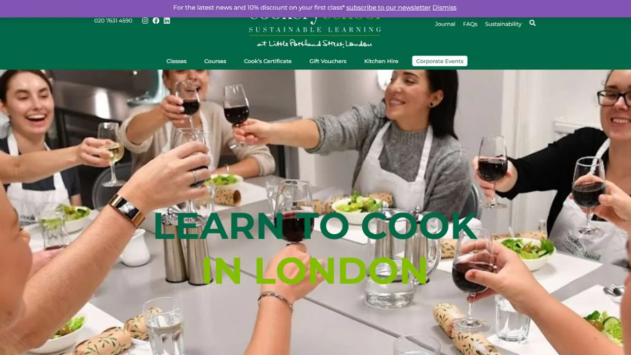 Cookery School Team Building Cooking Class London - 1280x720