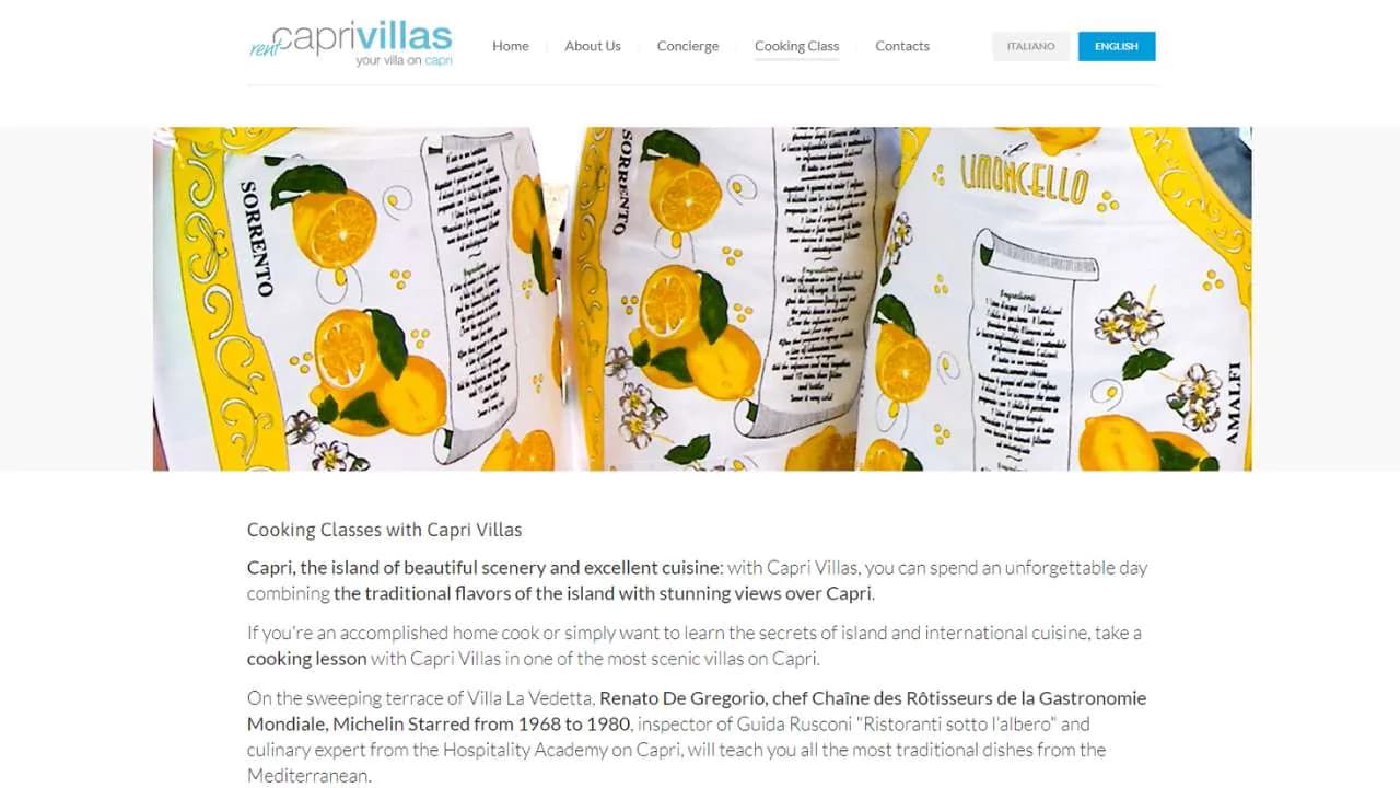 Rent capri Villas Italian cooking Classes in Capri - 1280x720