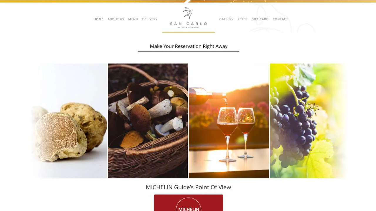 San Carlo Osteria Piemonte Italian restaurant NYC - 1280x720