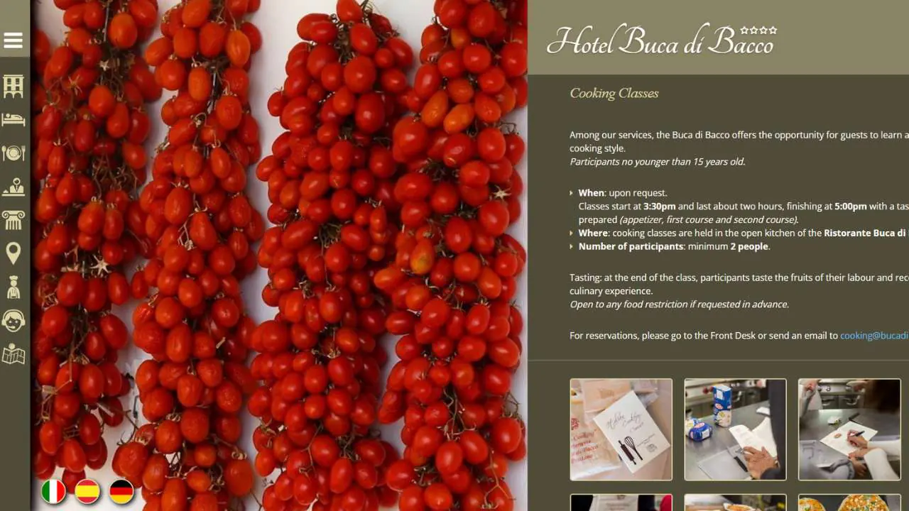 Hotel buco Di Bacco Italian Cooking Classes in Positano - 1280x720
