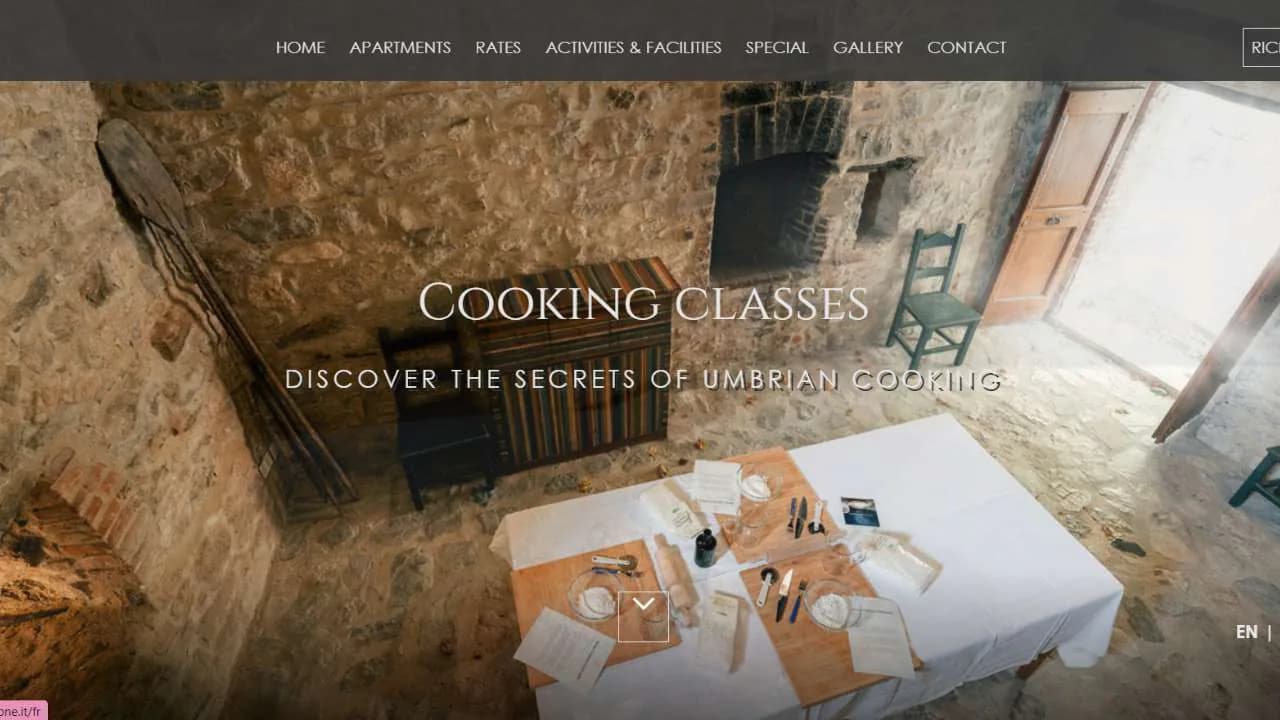 Fattoria Aquilone farm house Cooking class Umbria - 1280x720